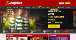 Desktop Screenshot of dafabet.net