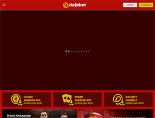 Tablet Screenshot of dafabet.net