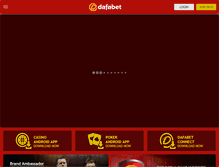 Tablet Screenshot of dafabet.com